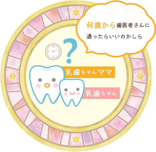 何歳から歯医者さんに通ったらいいのかしら