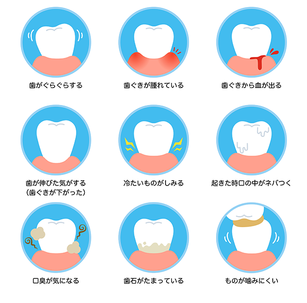 こんな症状は要注意！