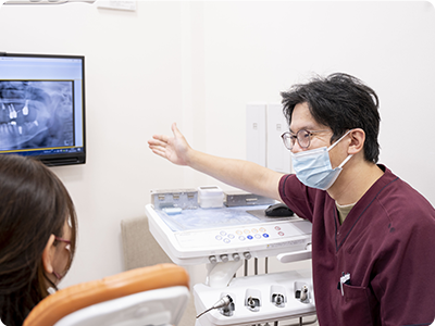 臨床経験を積んだ院長が治療を担当するよ！